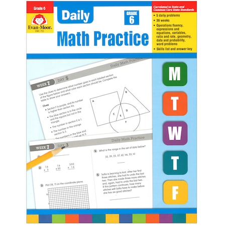 Evan-Moor Educational Publishers Daily Math Practice, Teachers Edition, Grade 2 755